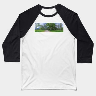 Farmland at the foot of Mount Elliot in the Cromarty area Baseball T-Shirt